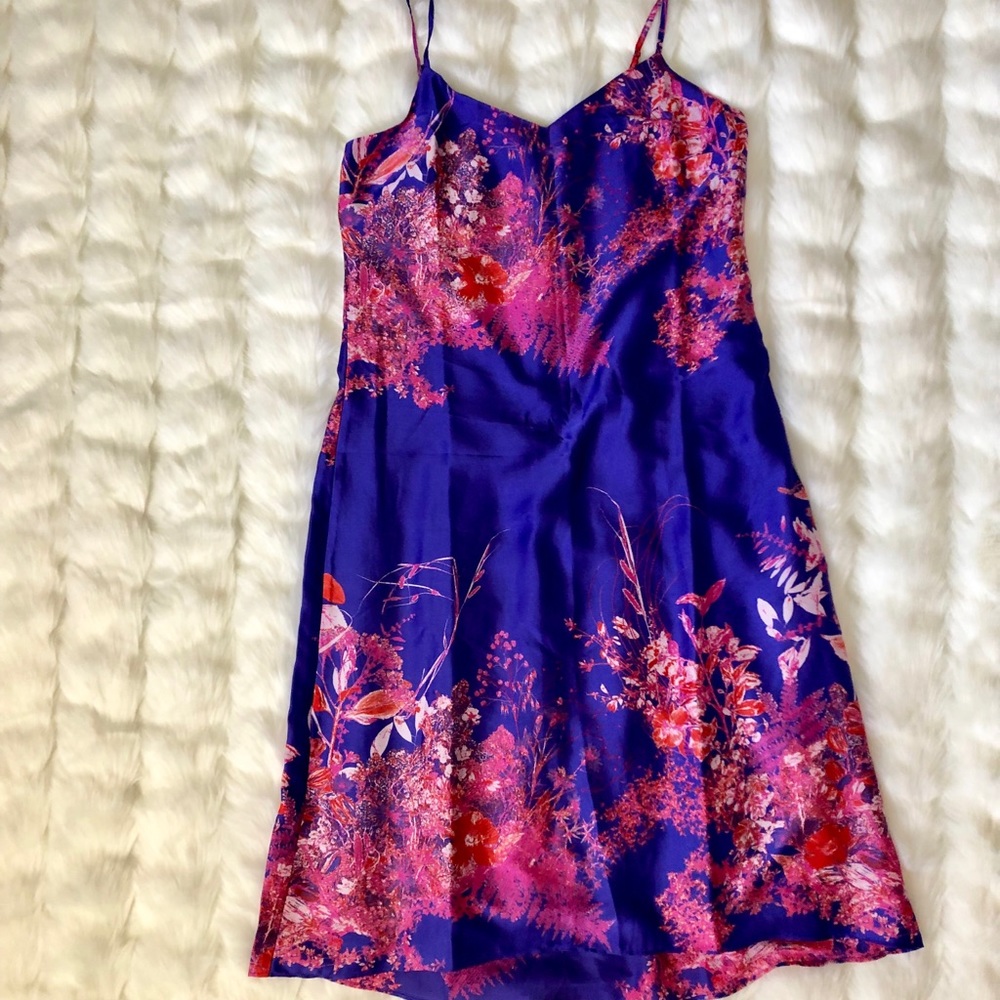 Banana Republic Floral Midi Slip Dress-NEW